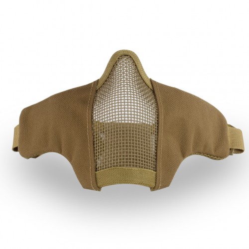 Swiss Arms Stalker EVO (Lower Mesh Mask) (Tan), Running around playing airsoft can be a lot of fun - decidedly less fun however is getting shot in the face, especially if you're left with a dentist bill for a chipped tooth